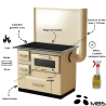 Cuisinière à bois 7 kW Ivan 7 MBS