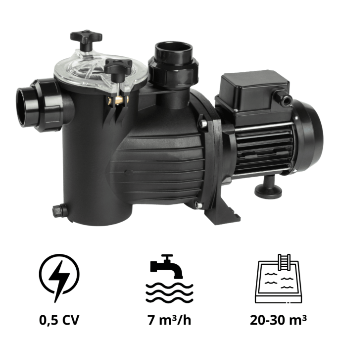 Pompe de Piscine SACI Type OPTIMA 50 M 0,37 kW BOSTA