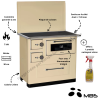 Cuisinière à bois 7 kW Ivar 10 MBS