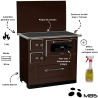 Cuisinière à bois 7 kW Ivar 10 MBS