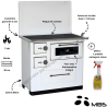 Cuisinière à bois 7 kW Ivar 10 MBS