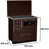 Cuisinière à bois 7 kW Ivar 10 MBS