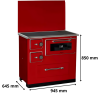 Cuisinière à bois 7 kW Ivar 10 MBS