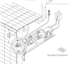 Duna pour nage à contre courant Uwe version Classic Blanc 3,5 kW Triphasé