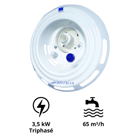 Duna pour nage à contre courant Uwe version Classic Blanc 3,5 kW Triphasé