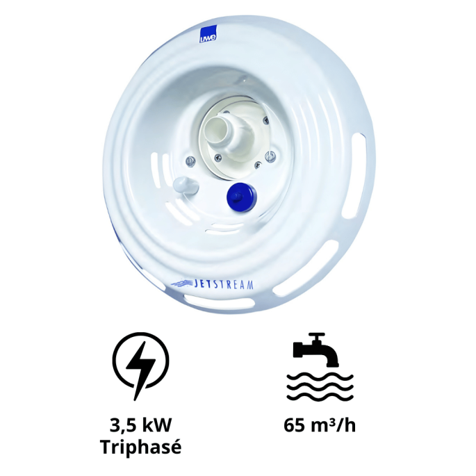 Duna pour nage à contre courant Uwe version Classic Blanc 3,5 kW Triphasé