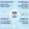 Juno pour nage à contre courant Uwe version ABS Blanc 3,5 kW Triphasé
