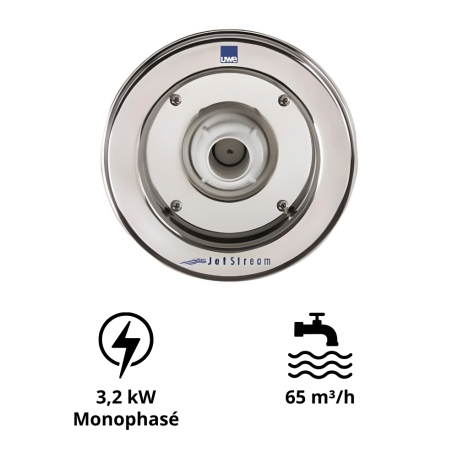Miro 1 pour nage à contre courant Uwe version pneumatique 3,5 kW Triphasé