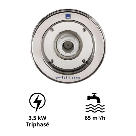 Miro 1 pour nage à contre courant Uwe version pneumatique 3,5 kW Triphasé