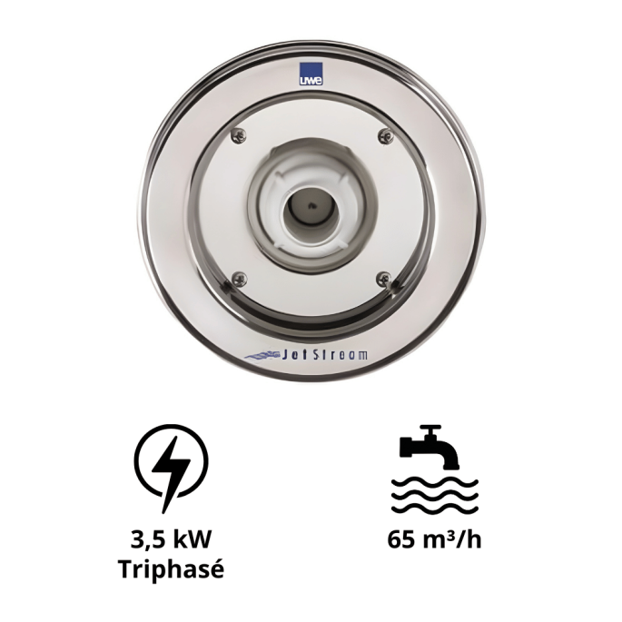 Miro 1 pour nage à contre courant Uwe version pneumatique 3,5 kW Triphasé