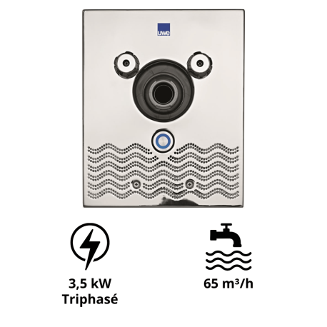Juno pour nage à contre courant Uwe version ABS Blanc 3,5 kW Triphasé