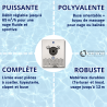 Juno pour nage à contre courant Uwe version ABS Blanc 3,5 kW Triphasé