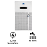Puro Compact ABS pour nage à contre courant Uwe 3,5kW Triphasé