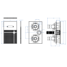 Puro Compact ABS pour nage à contre courant Uwe 3,5kW Triphasé
