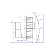 Bambo 2 pour nage à contre courant Uwe version inox PIEZO avec lumières 3,5 kW Triphasé