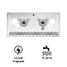 Bambo 2 pour nage à contre courant Uwe version inox PIEZO avec lumières 3,5 kW Triphasé