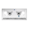 Bambo 2 pour nage à contre courant Uwe version inox PIEZO avec lumières 3,5 kW Triphasé