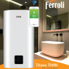 Chauffe-eau électrique à double réservoir TITANO TWIN de chez FERROLI