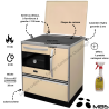 Cuisinière à bois 11 kW Hydro Ivar MBS
