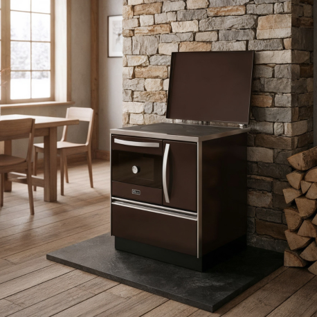 Cuisinière à bois 11 kW Hydro Ivar MBS