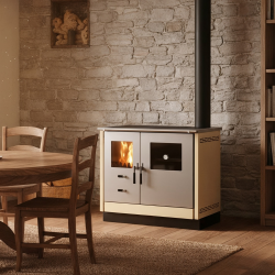 Cuisinière à bois 9.9 kW Kara Inox MBS Cuisinière à bois 9.9 kW Kara Inox MBS