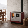 Cuisinière à bois 9.9 kW Kara Inox MBS