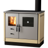 Cuisinière à bois 9.9 kW Kara Inox MBS
