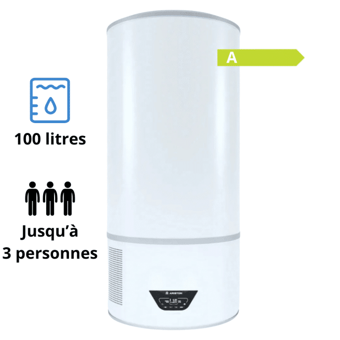 Chauffe-eau hybride thermodynamique Ariston Lydos 100 l
