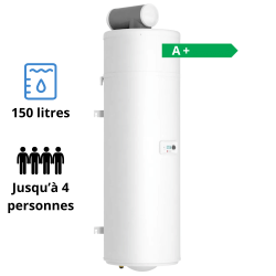 Chauffe eau thermodynamique MAGNA AQUA 150 S avec ventouse Saunier Duval