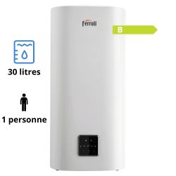 Chauffe-eau électrique plat TITANO TWIN FERROLI Chauffe-eau électrique plat TITANO TWIN FERROLI