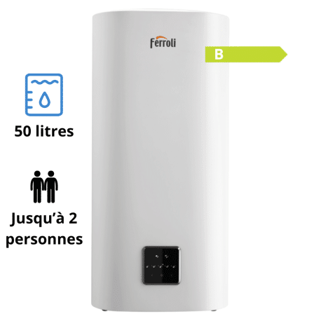 Chauffe-eau électrique plat TITANO TWIN FERROLI