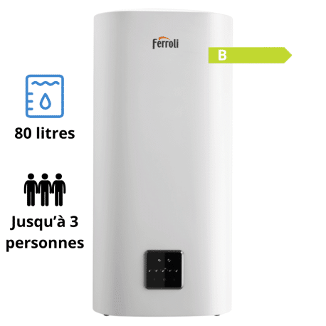 Chauffe-eau électrique à double réservoir TITANO TWIN de chez FERROLI