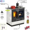 Cuisinière à bois Armonnie 10,5 kW Godin