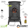Poêle à bois en fonte 8 kW P9 ECO KAWMET