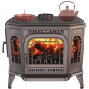 Poêle à bois en fonte avec plaque de cuisson 10.5 kW P7 CookTop LB ECO KAWMET