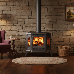 Poêle à bois en fonte 10.5 kW P7 LB ECO KAWMET