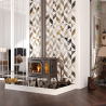 Poêle à bois en fonte 10.5 kW P7 LB ECO KAWMET