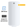 Chauffe eau électrique Thermor Stéatis vertical mural 200L