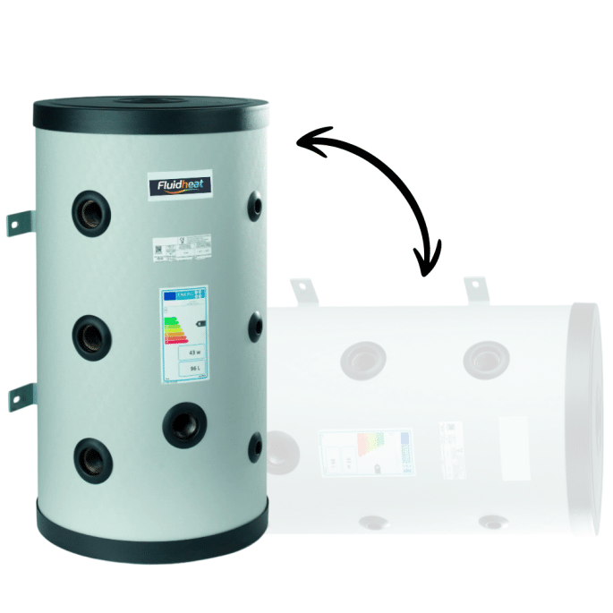 Bouteille de mélange 100 Litres murale multipostions Fluidheat