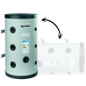 Bouteille de mélange 100 Litres murale multipostions Fluidheat
