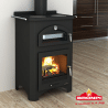 Cuisinière à bois avec four + plaque de cuisson Monza BRONPI