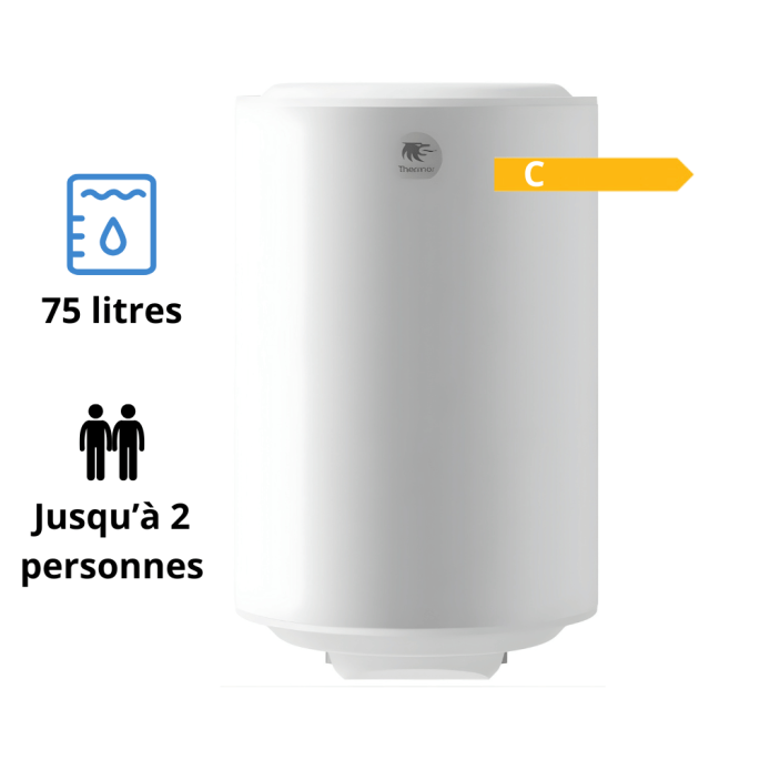 Chauffe eau électrique Thermor Stéatis vertical mural 75L