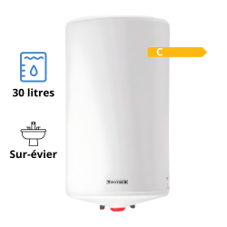Chauffe-eau électrique Thermor PETITES CAPACITES 30L sur évier Chauffe-eau électrique Thermor PETITES CAPACITES 30L sur évier