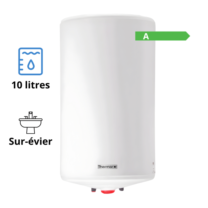 Chauffe-eau électrique Thermor PETITES CAPACITES 30L sur évier