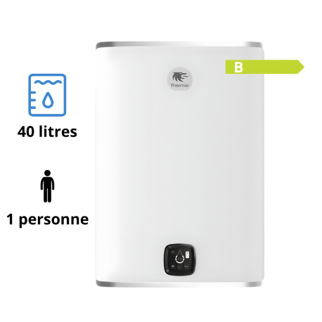 Chauffe eau électrique Thermor MALICIO 40L Plat multiposition