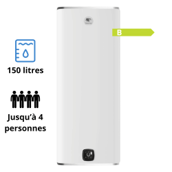 Chauffe eau électrique MALICIO 3 150L Thermor carré vertical mural Chauffe eau électrique MALICIO 3 150L Thermor carré vertical mural
