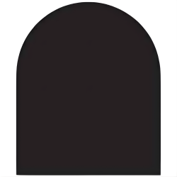 Plaque de protection sol noire 100 x 120 cm Poujoulat