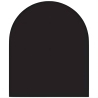 Plaque de protection sol noire 100 x 120 cm Poujoulat