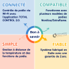 Module WIFI étiquette grise La Nordica Extraflame