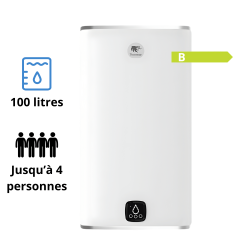 Chauffe eau électrique MALICIO 3 100L Thermor carré vertical mural Chauffe eau électrique MALICIO 3 100L Thermor carré vertical mural